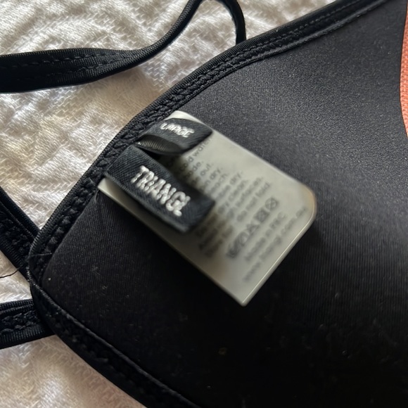 Triangl Neoprene String Bikini Top Size L - Picture 4 of 5